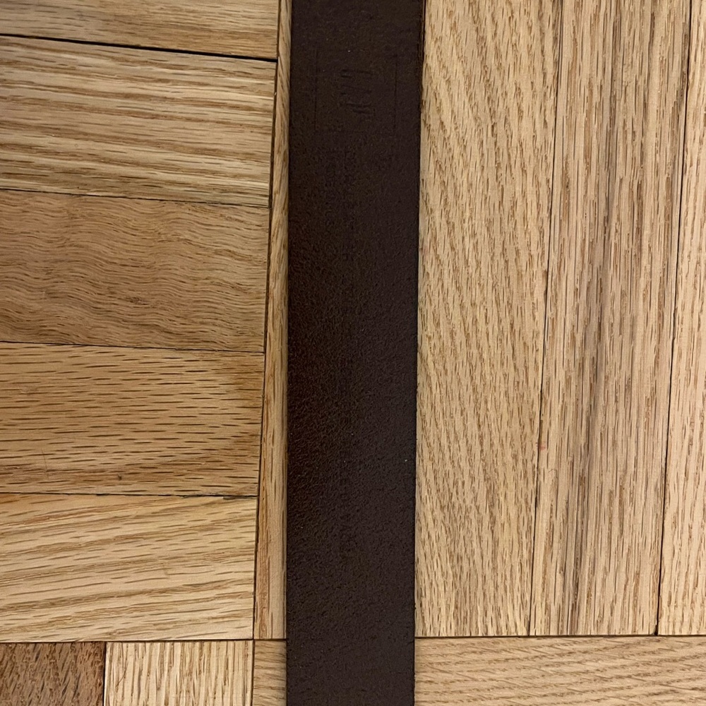 6 Men's Black and Brown Leather Belts - Picture 8 of 13